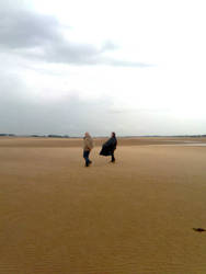 On the beach