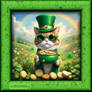 St. Paddy's Puddy Tat - Framed