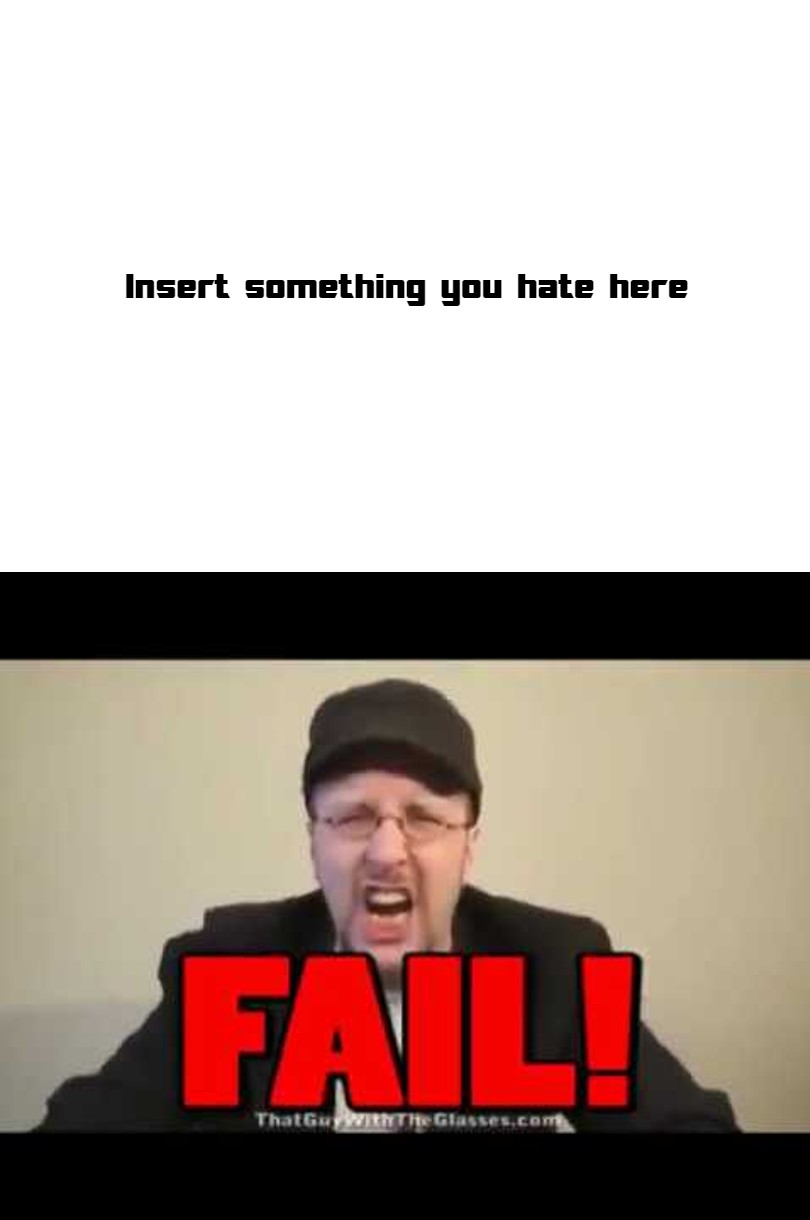 Nostalgia Critic calls what a 'FAIL!' meme