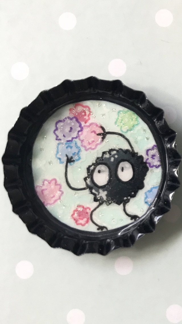 Soot Sprite Bottle Cap (Custom)