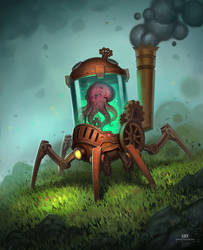 Steampunk Land Crawler