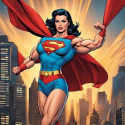 Lois Lane Taking over Metropolis as Superlois by Mastersandy