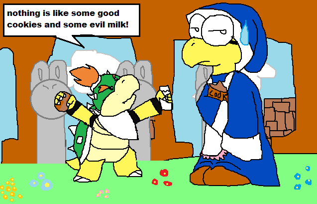 Baby Bowser And Kamek By Maarnie On Deviantart Baby Bowser And Kamek By Maarnie On Deviantart