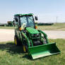 John Deere 1025R with Mauser Cab and 120R loader