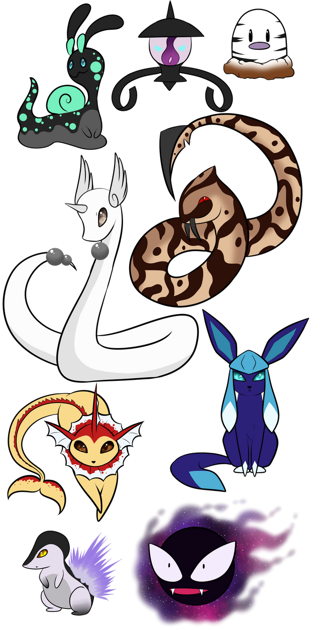 Pokemon Designs Set 5 by LynnMoon on DeviantArt