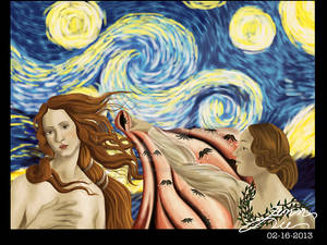 Venus under the Starry Night