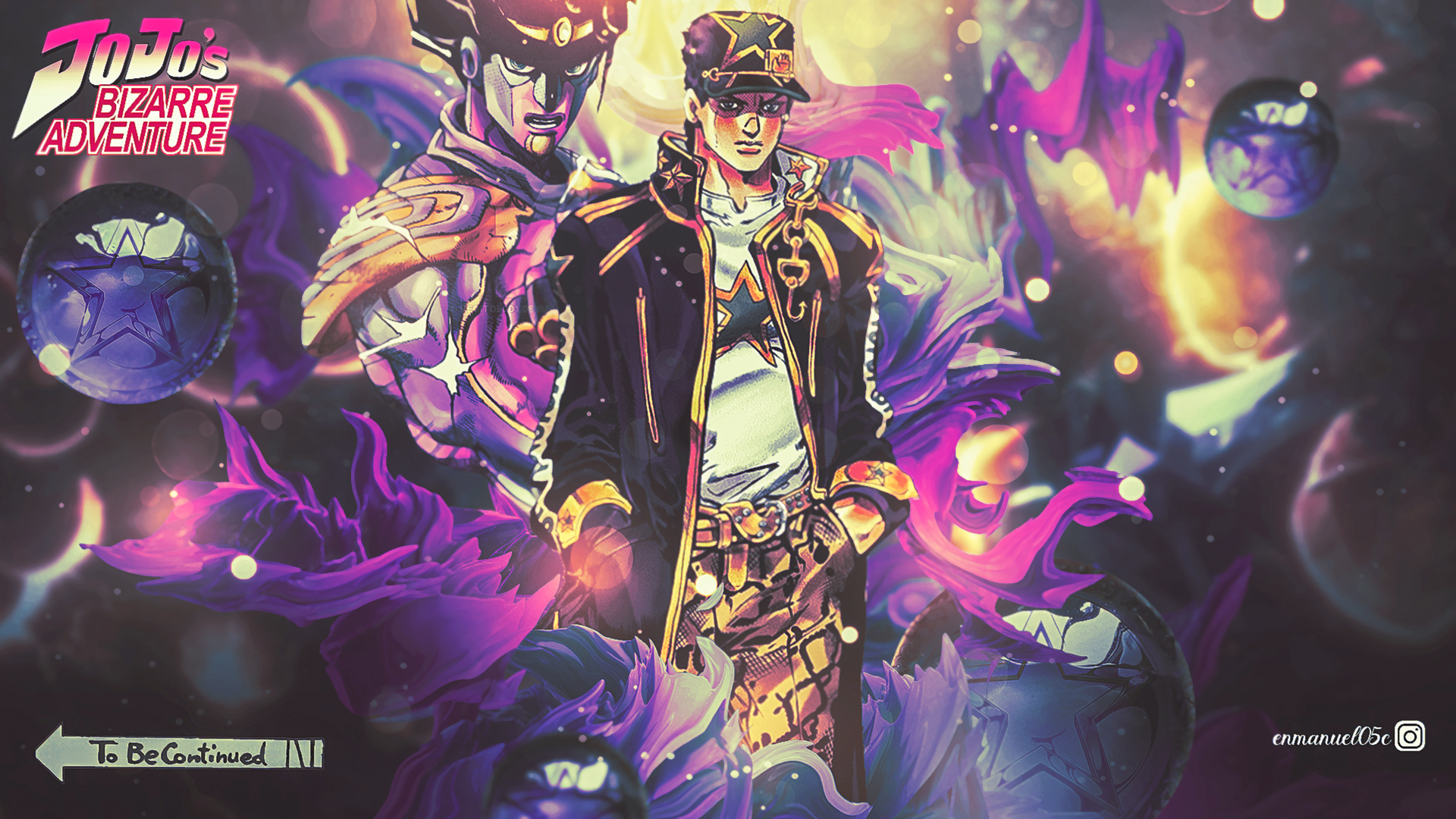 AI Art: Jotaro Kujo by @Galaxy themed lover