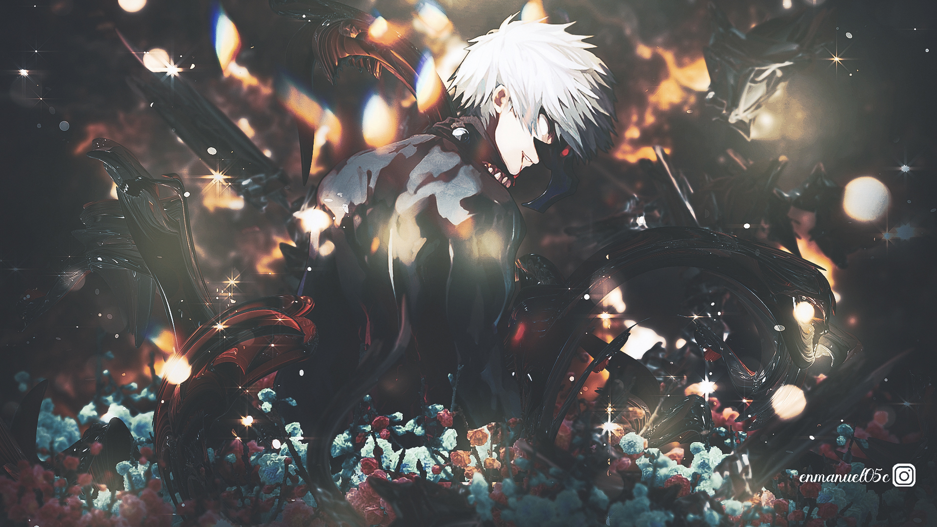 Download Stay One Step Ahead with Kaneki Phone Wallpaper