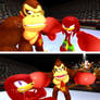 Knuckles vs DK