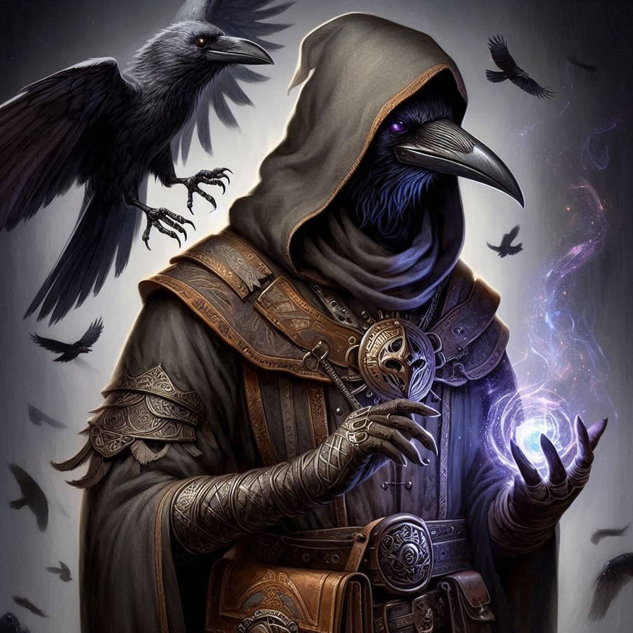 Crow Shadow Mage by DarkstoneStudios on DeviantArt