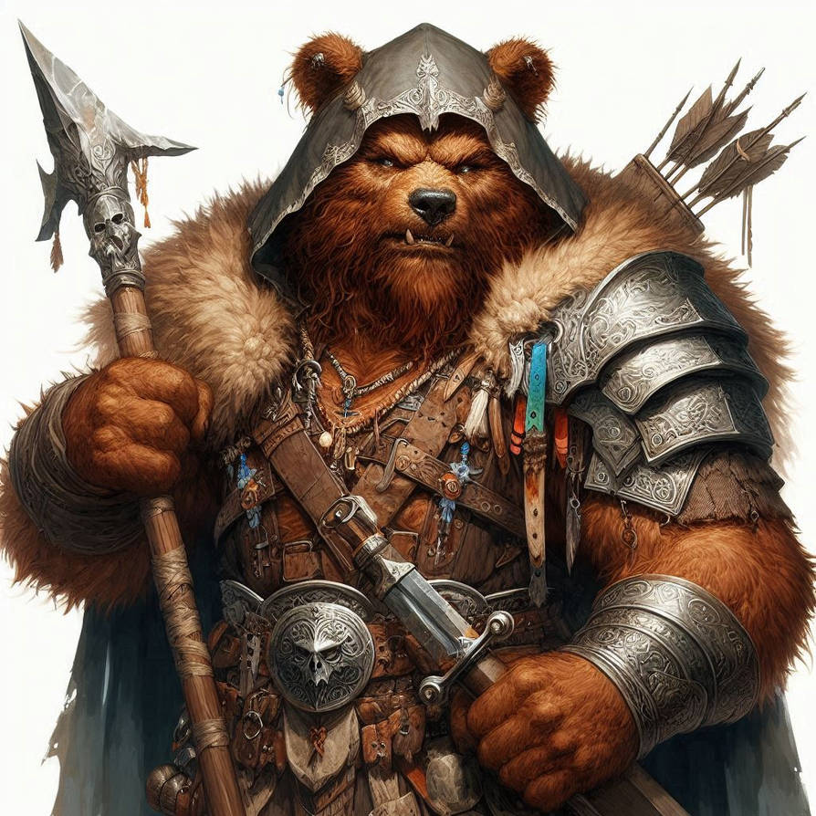 Werebear Warrior by DarkstoneStudios on DeviantArt