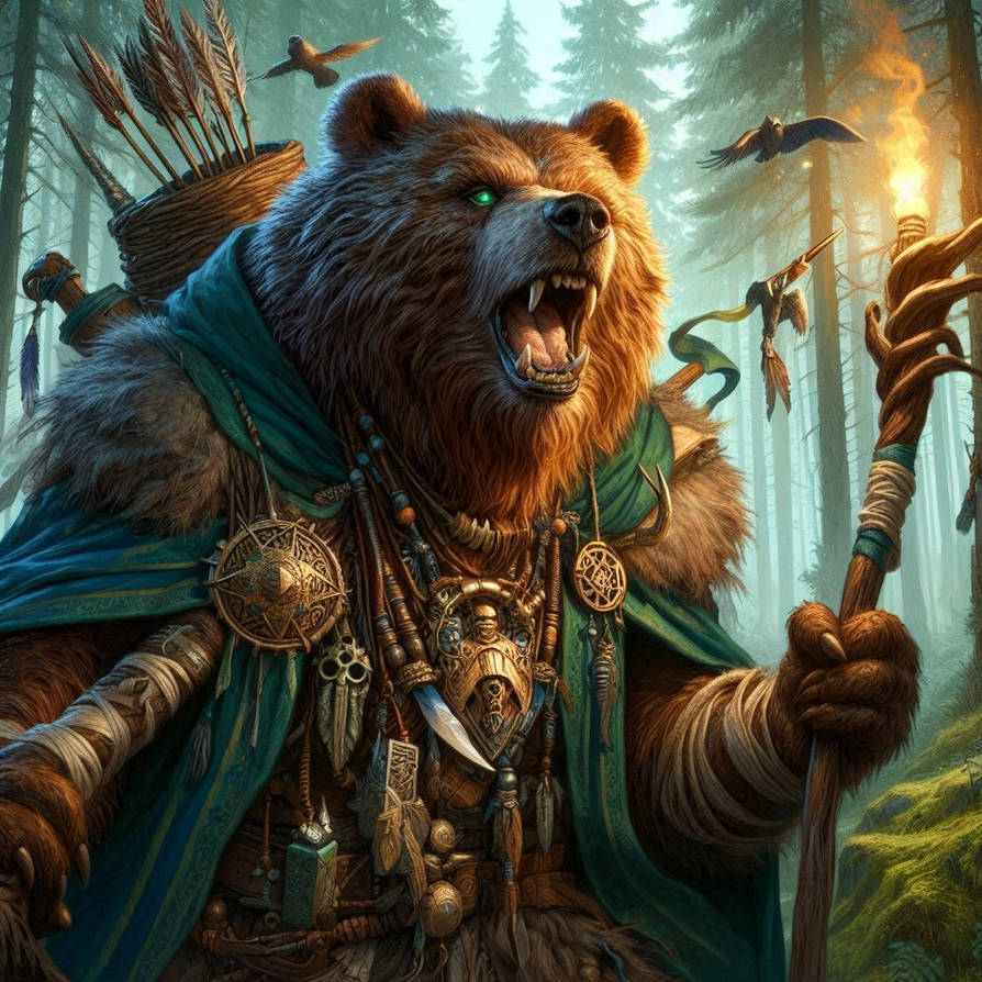 Trphoid Ranger Druid Ranger Shapeshifted by DarkstoneStudios on DeviantArt