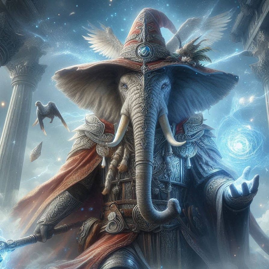Elephant Wizard Elephant Wizard by DarkstoneStudios on DeviantArt