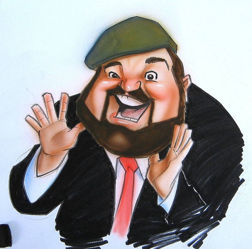 Dom DeLuise by Ken