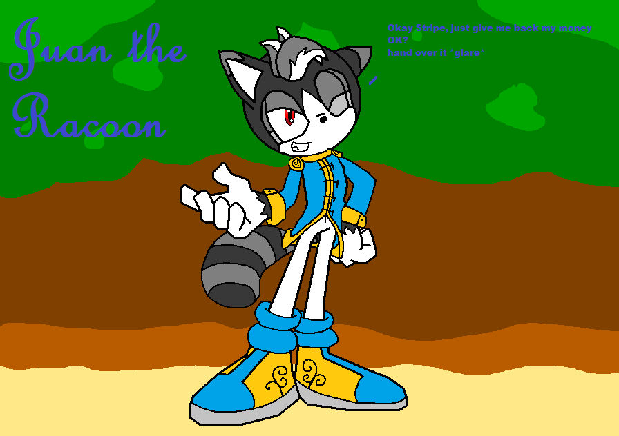 Jonathan The Racoon Juan the Racoon xD by sonicsilver12 on DeviantArt