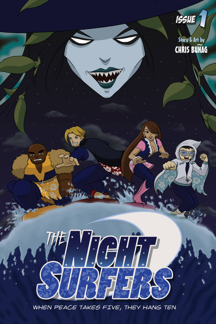 The Night Surfers: Issue 01 Cover