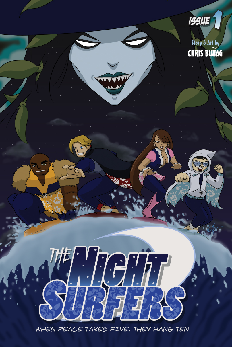 The Night Surfers: Issue 01 Cover by thenightsurfers