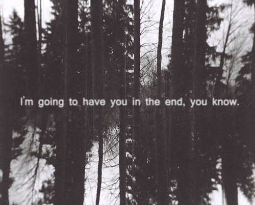 in the end