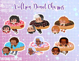 Voltron Donut Charms