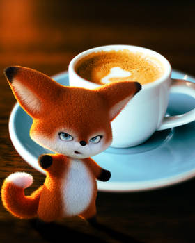 Foxy and his coffee
