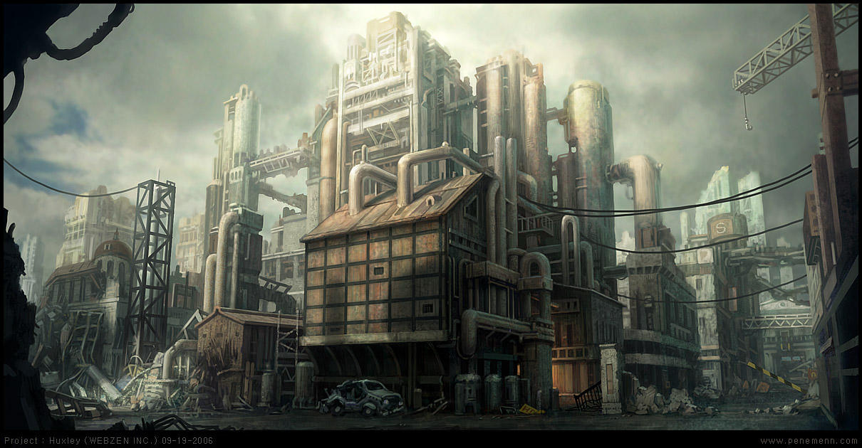 Factory Building by penemenn on DeviantArt
