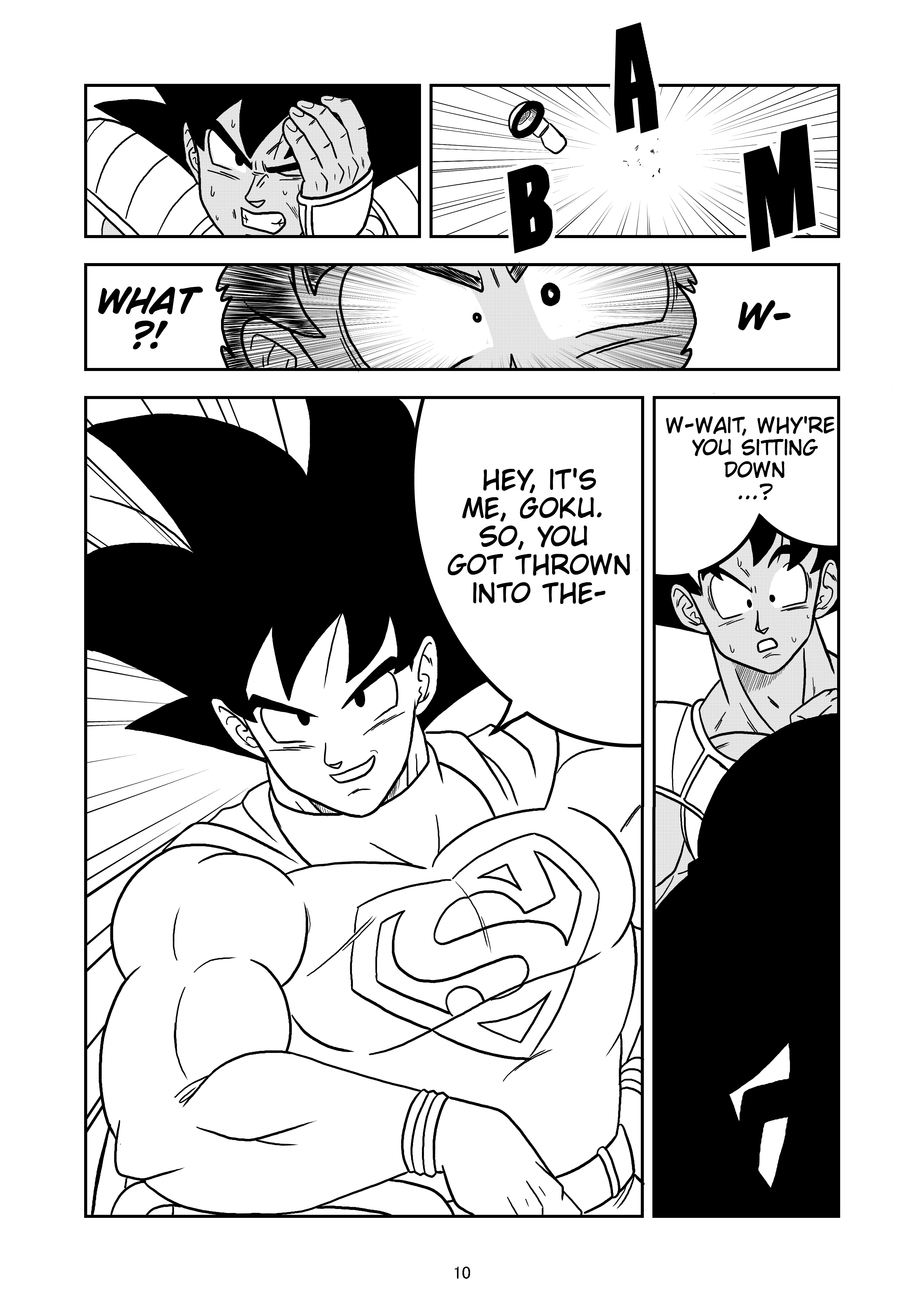 Dragonball Goku Manga Panel #1 by Gatnne on DeviantArt