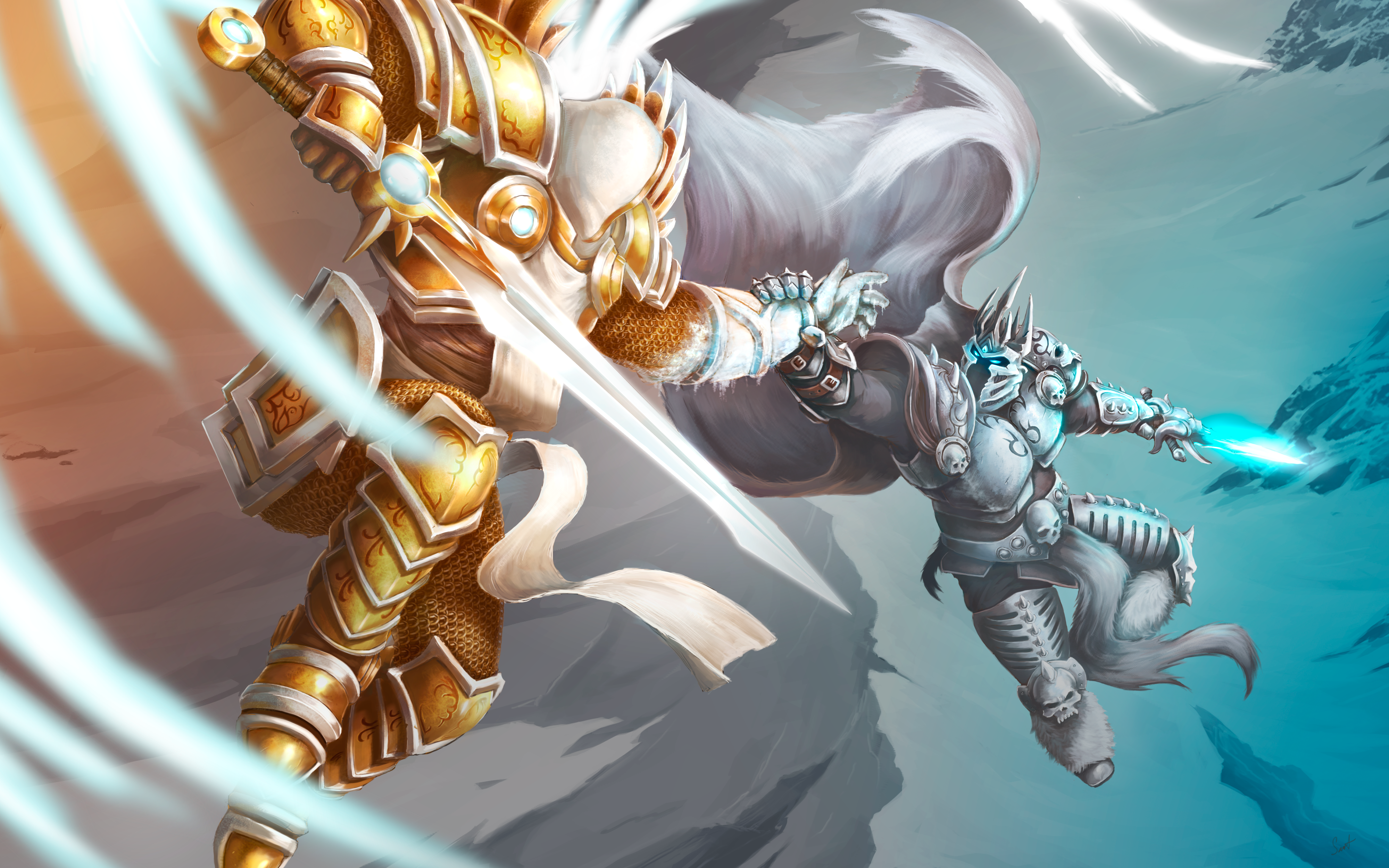 Diablo vs. Arthas by aNroll on DeviantArt