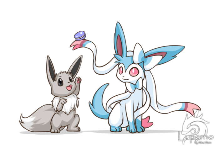 Pokemon: Eevee and Shiny Eevee by Twila101 on DeviantArt