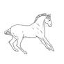 Free horse lineart