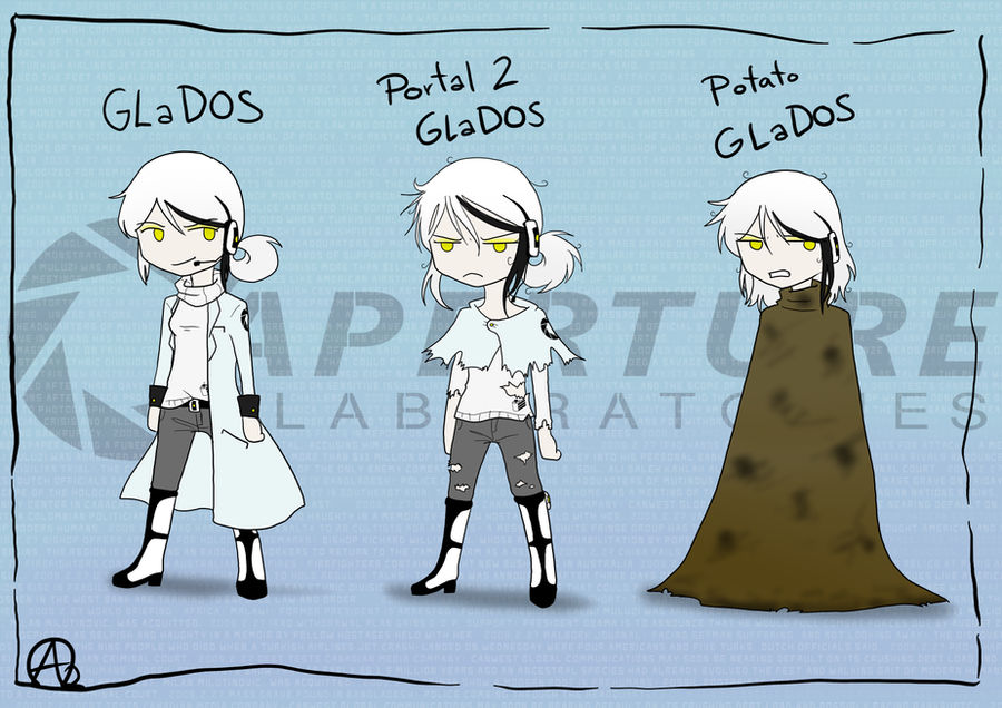-GLaDOS Versions- by Flannibal on DeviantArt
