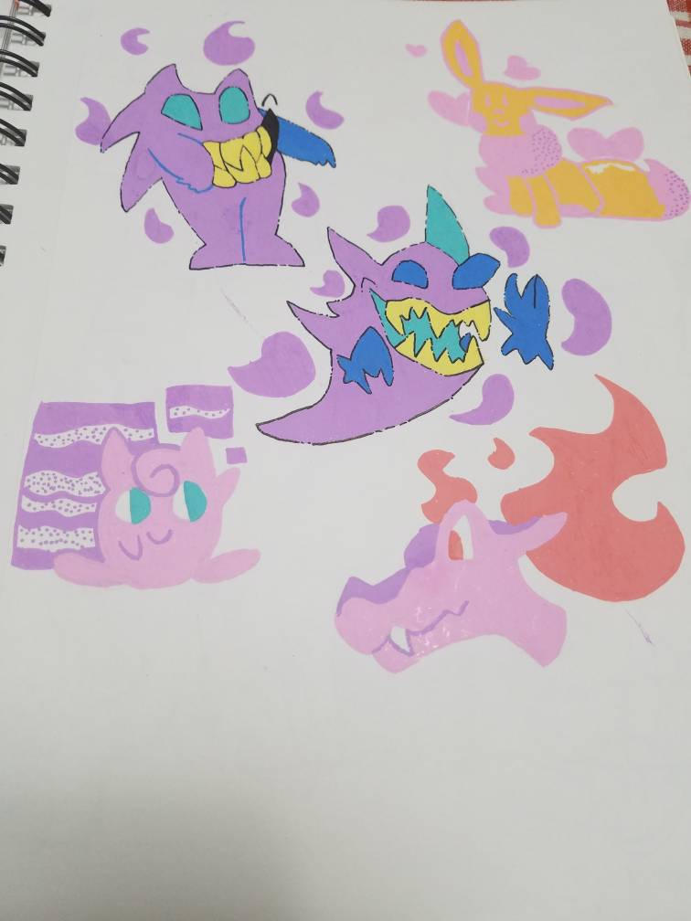 Posca Moon Posca pokemon part 2 by Lemonaidz77 on DeviantArt