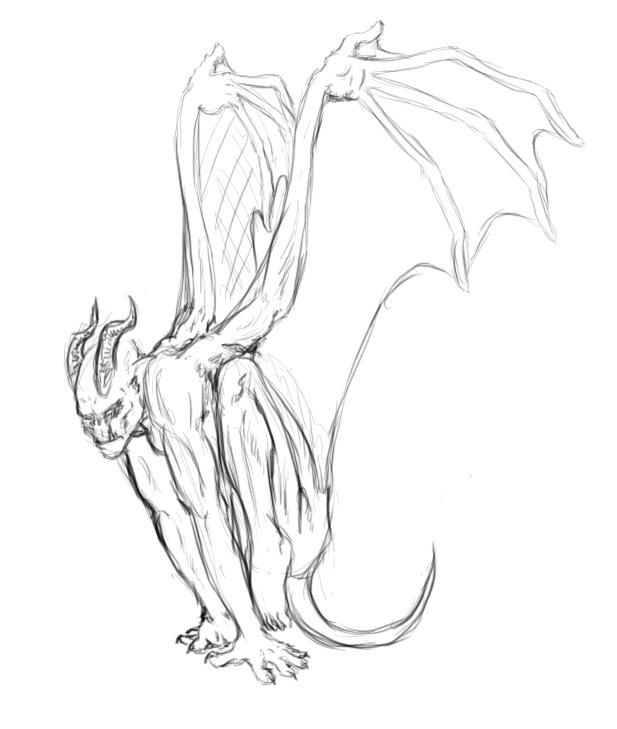 Demon concept pose 4