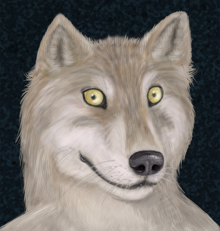 Quick wolf paint