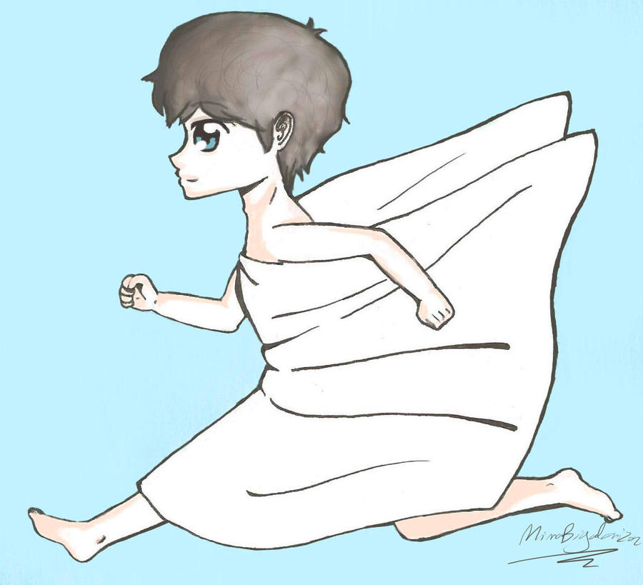 Sherlock running in his sheet - redo