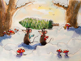 Bringing home the Tree