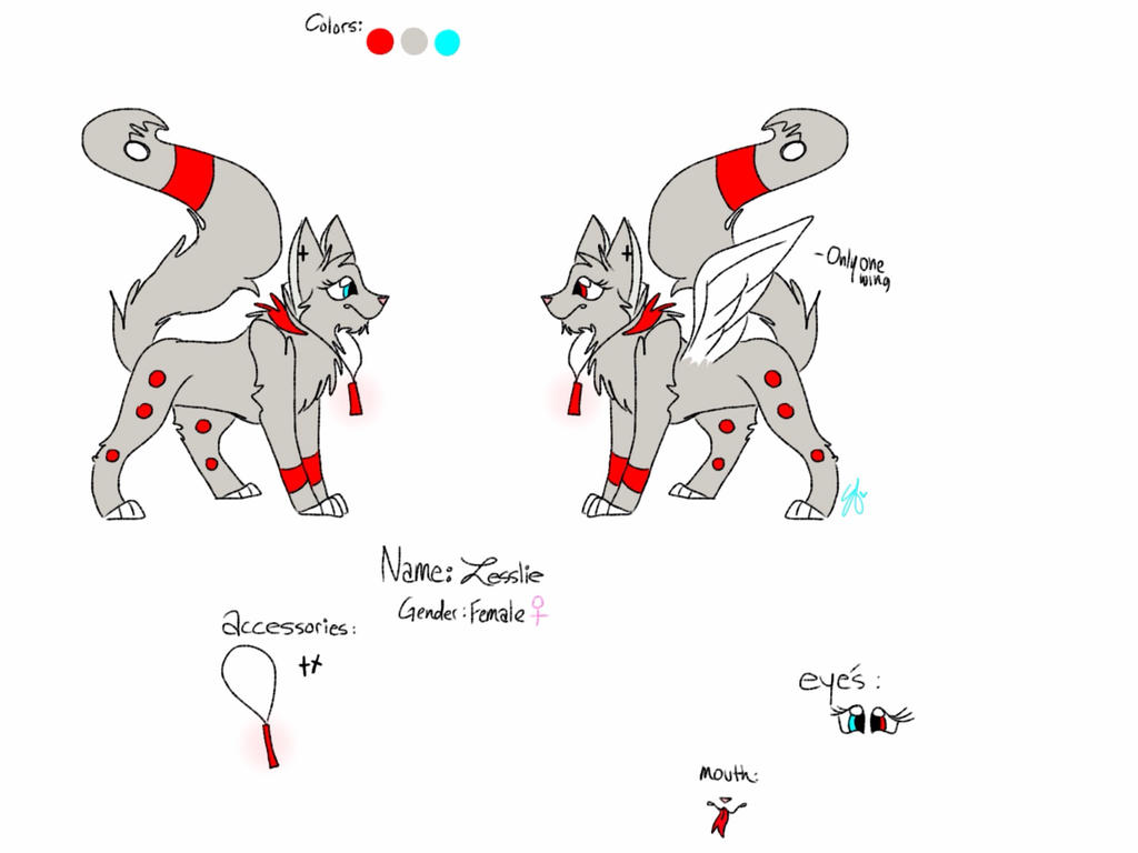 Lesslie Reference Sheet .:Contest:. by PabuFan on DeviantArt