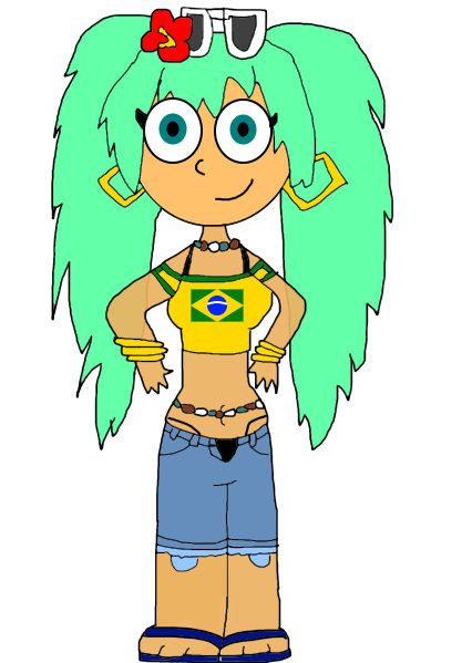 Brazilian Miku by yunabreezers on DeviantArt