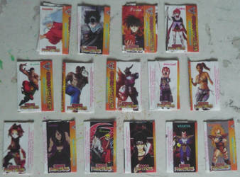 My Choco Fighters Wrapper Collection by KambalPinoy