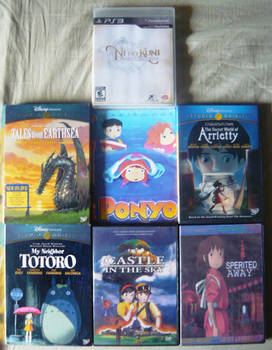 Our Studio Ghibli Movie Collection And 1 Game