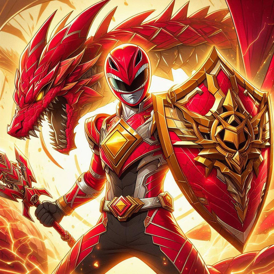 Red Dragon Ranger by AI-POPSHOP on DeviantArt