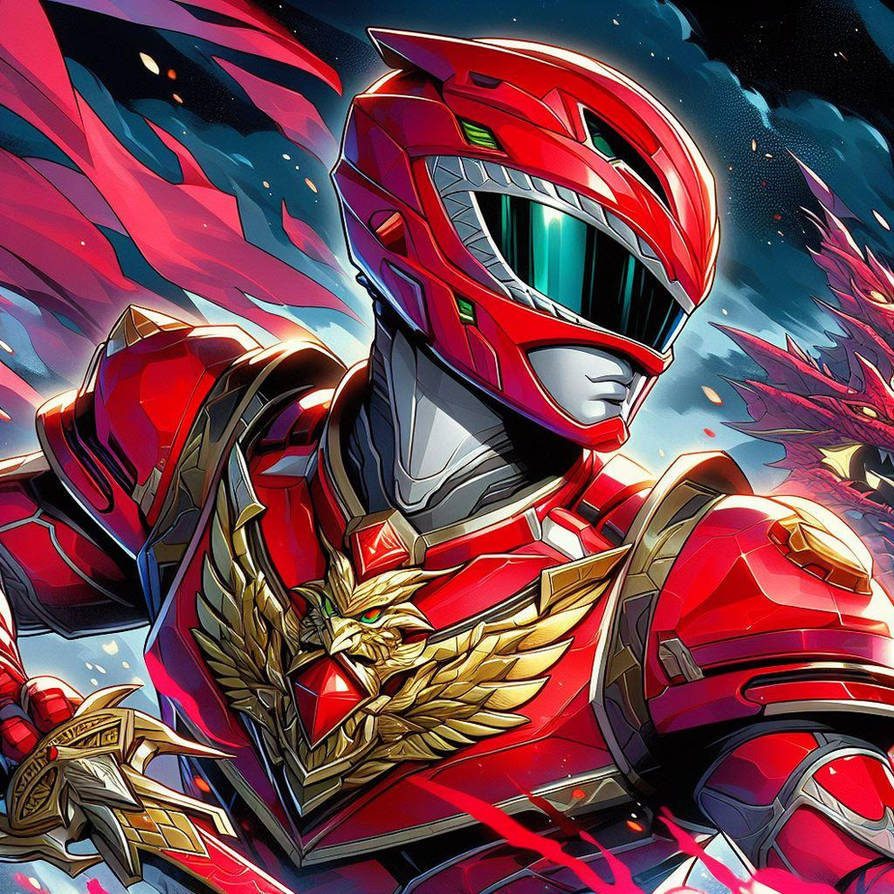 Red Dragon Ranger Four by AI-POPSHOP on DeviantArt