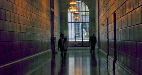 New York Public Library Hallway