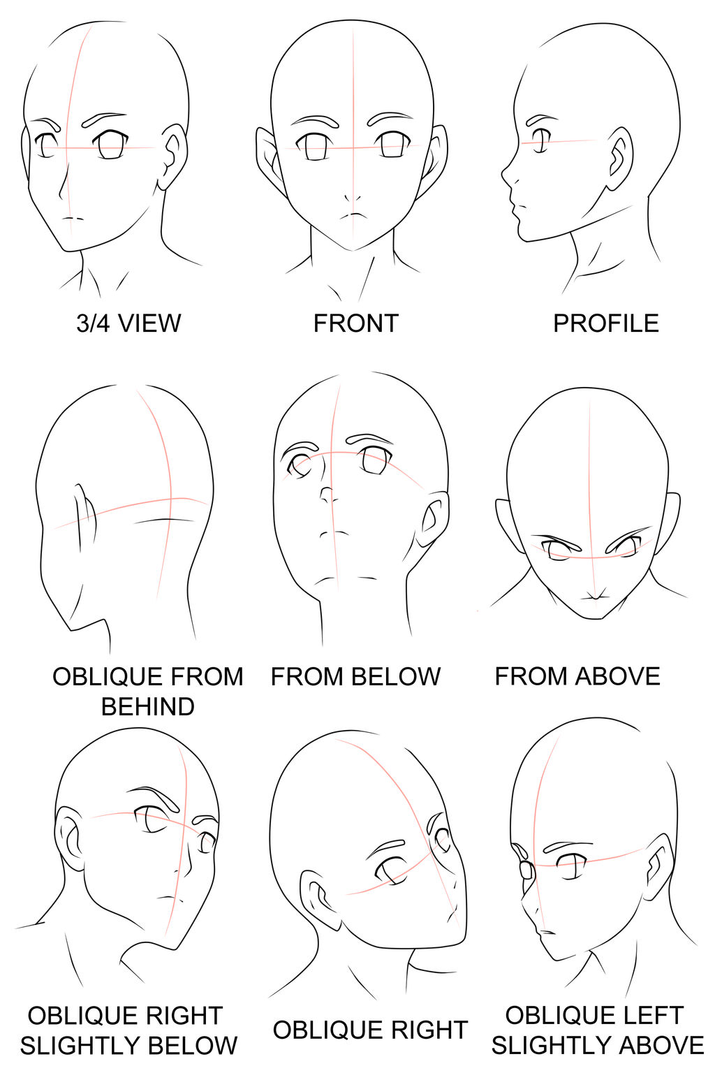 HEAD POSITIONS - HELP TO DRAW by DestinyOfNinjago on ...