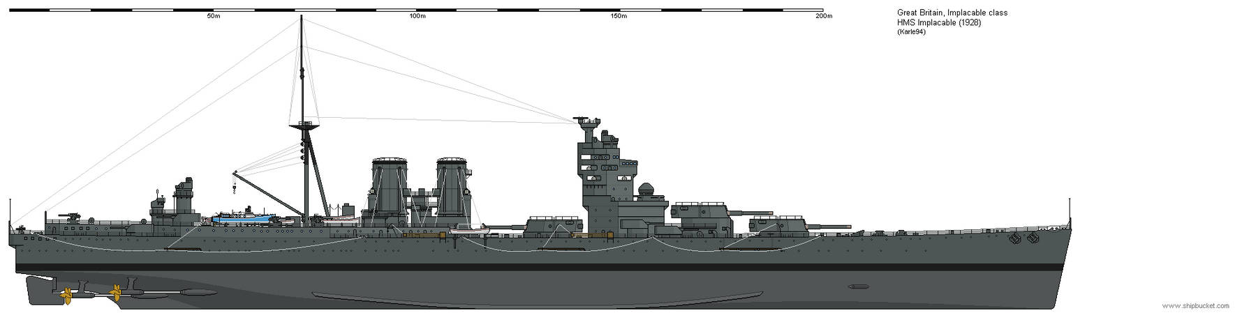 HMS Implacable 1928 by Karle94 on DeviantArt