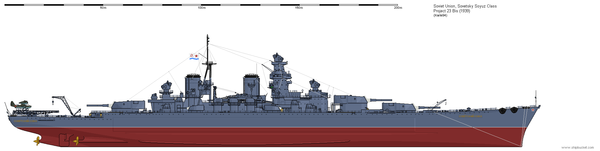 Project 23 Bis Battleship Design 1939 by Karle94 on DeviantArt