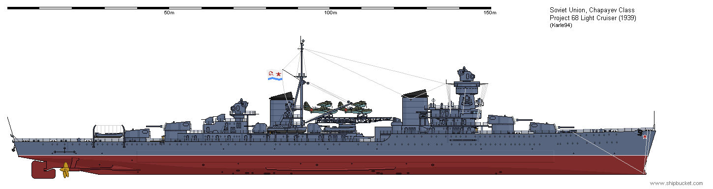 Project 68 Light Cruiser 1939 by Karle94 on DeviantArt