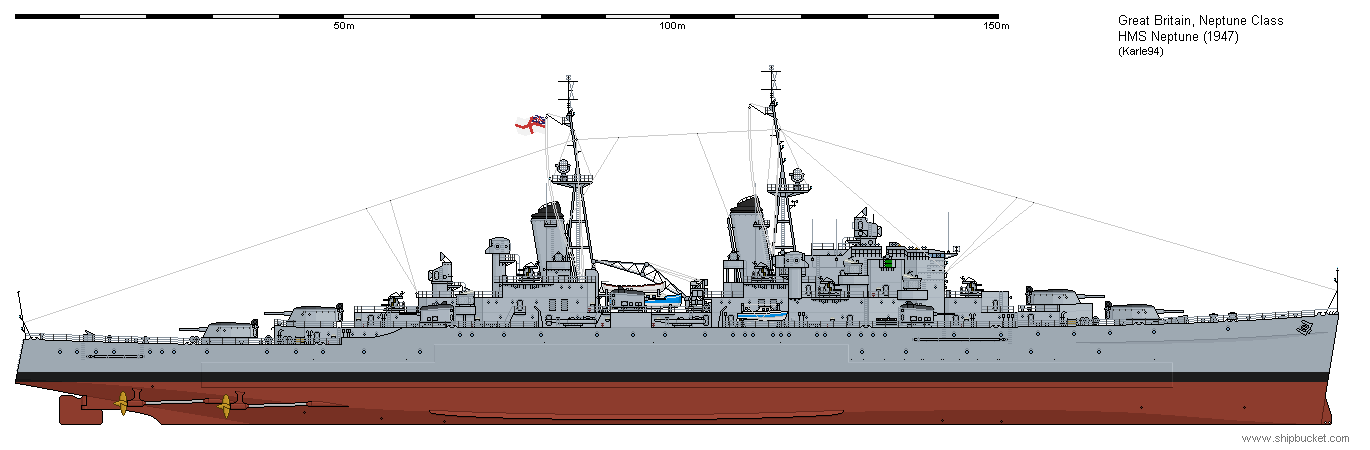 HMS Neptune 1947 by Karle94 on DeviantArt