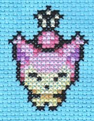 PMD Cross Stitch 1: Skitty by missy-tannenbaum