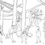 Vivian girls playing in the woods WIP