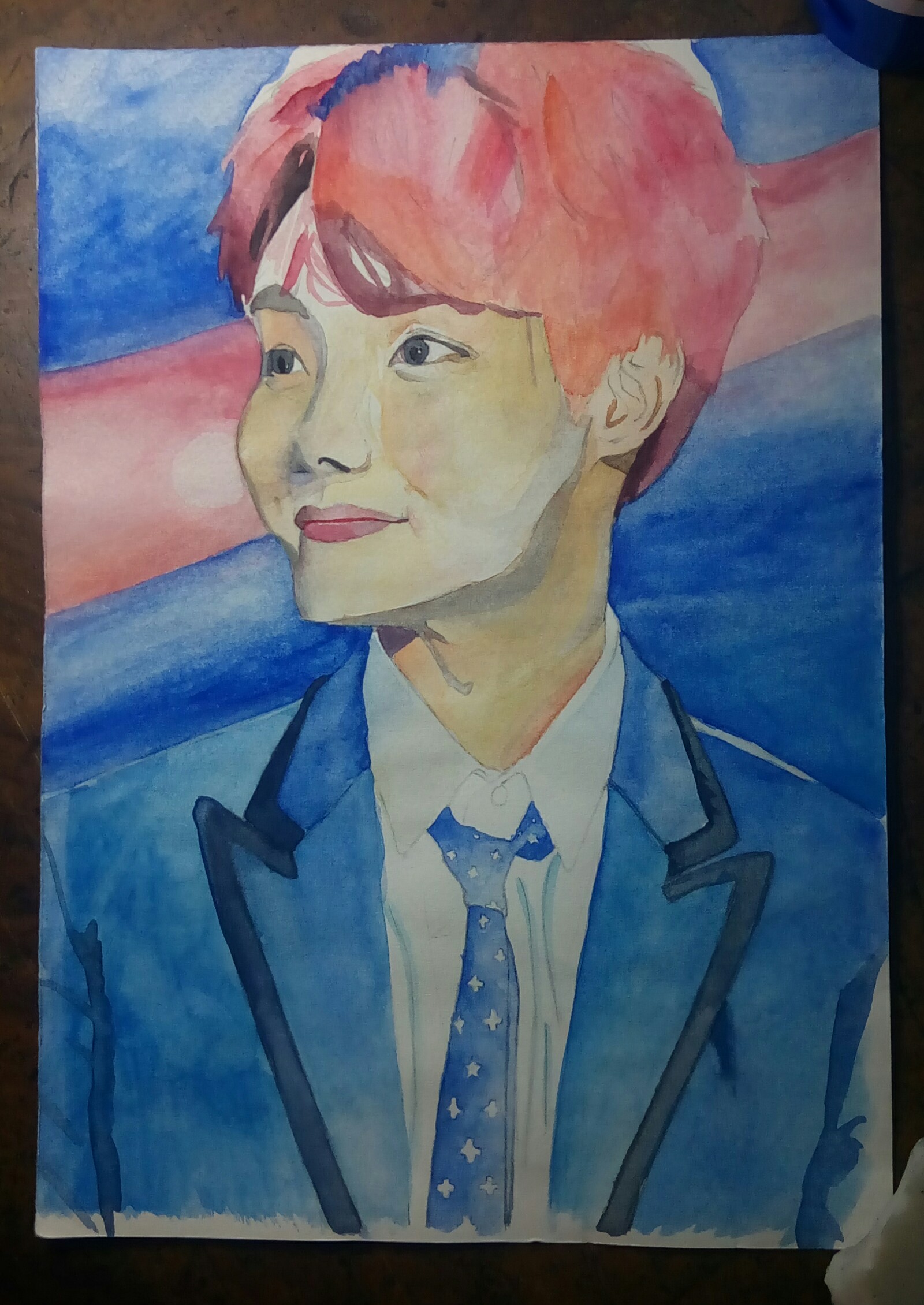 Bts J Hope 17 Painting By Artlovers00 On Deviantart